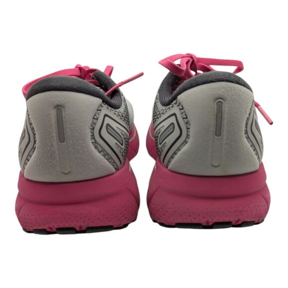 Brooks Ghost 14 Women's Gray Pink Running Shoes Sneakers Size 10 Athleisure - Picture 4 of 10